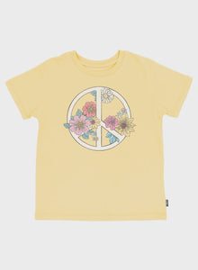 Feather 4 Arrow - Cultivate Peace Vintage Tee/Banana Yellow