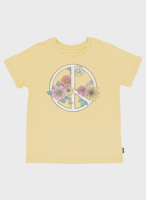 Feather 4 Arrow - Cultivate Peace Vintage Tee/Banana Yellow