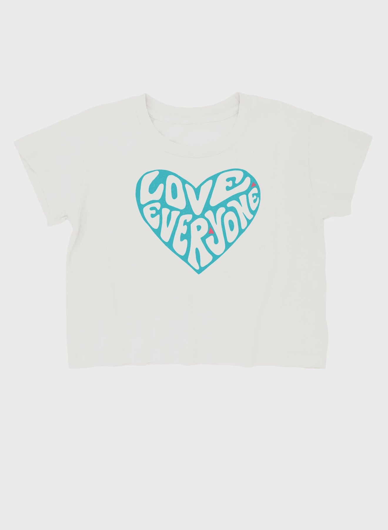 Feather 4 Arrow - Love Everyone Boxy Tee - Dusty White