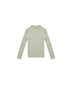 Rylee + Cru - Ribbed Long Sleeve Tee - Agave