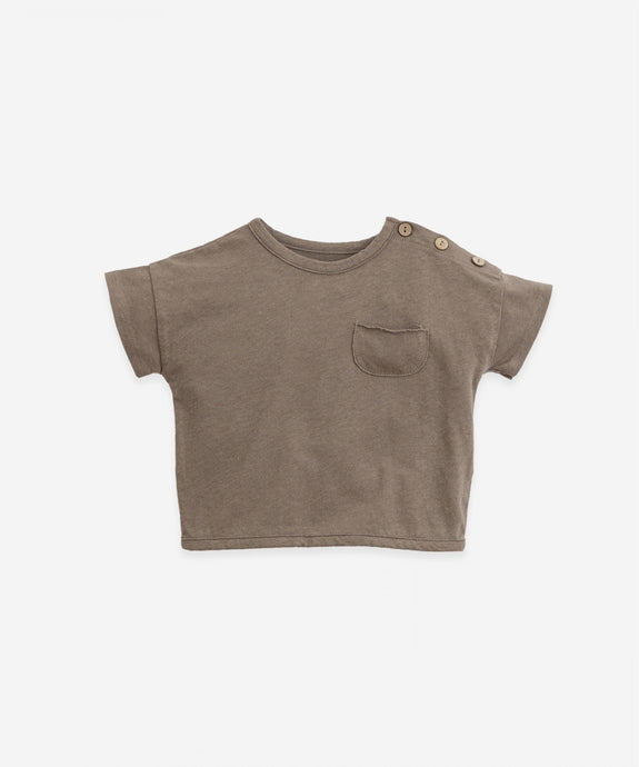 Play Up - Organic Cotton/Linen T-Shirt - Pinha