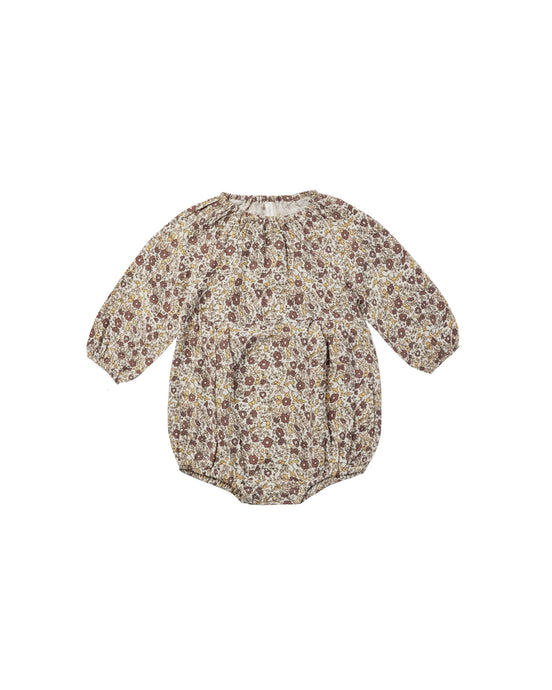 Rylee + Cru - Long Sleeve Bubble Romper - Autumn Floral