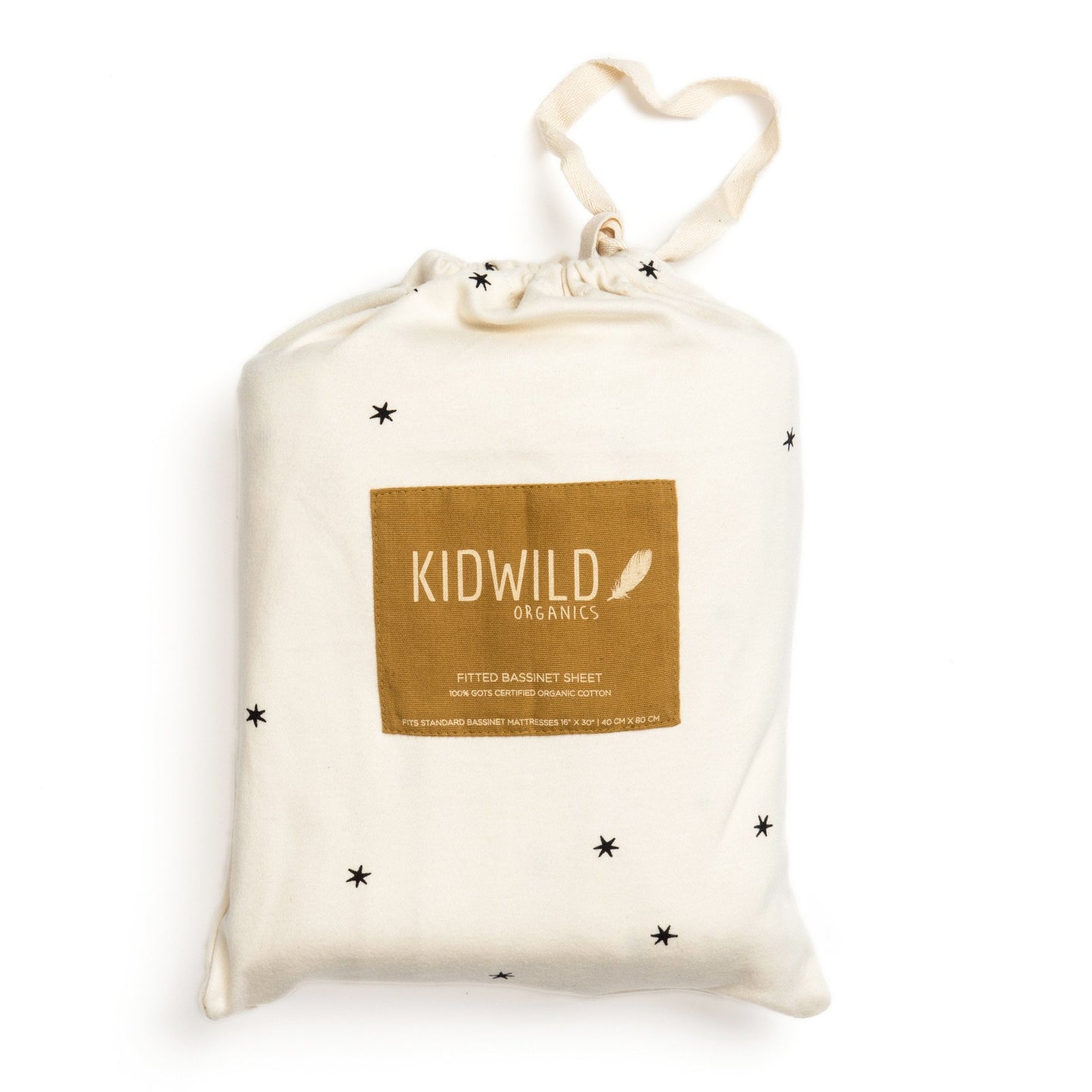 Kidwild Organics Organic Fitted Crib Sheet - Star