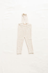 Fin & Vince - Knitted Suspender Pant - Confetti