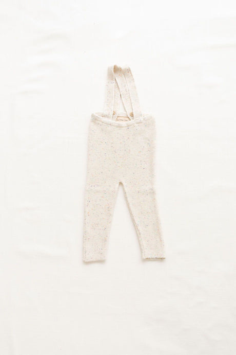 Fin & Vince - Knitted Suspender Pant - Confetti