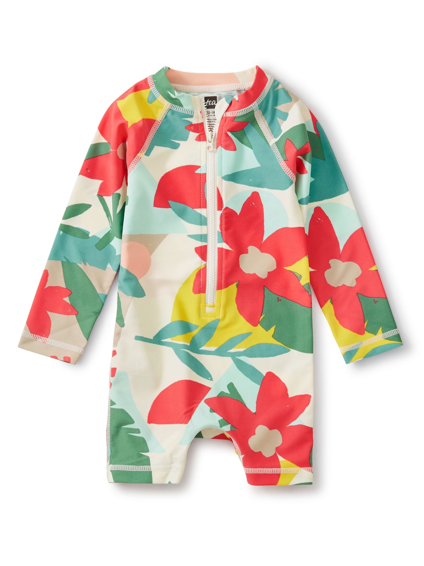 Baby Rash Guard One-Piece - Oasis Floral