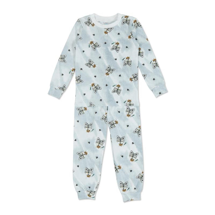 Esme - Wolf Full Length Long Sleeve Pajamas