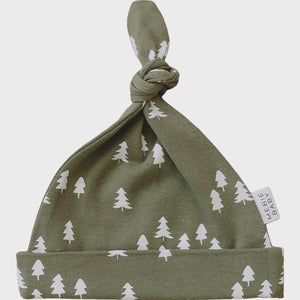 Mebie Baby - Organic Olive Pines Knot Hat