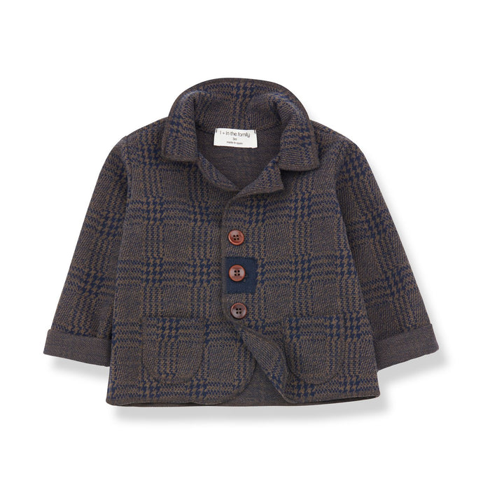 1+ in the family - Baker Jacket - Terrau/Blue Notte