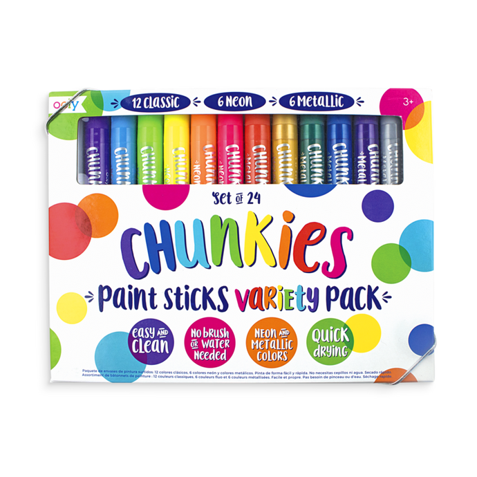 Chunkies Paint Sticks Pack - Variety Pack Set of 24
