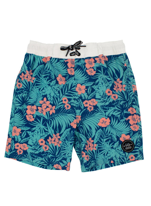 Feather 4 Arrow - Wild Tropics Boardshort - Navy