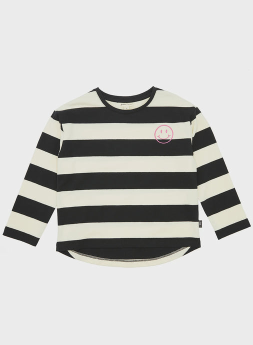 Feather 4 Arrow - Kora Tee - Black White Stripe