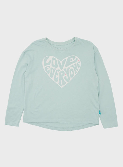 Feather 4 Arrow - Love Everyone LS Tee - Seafoam