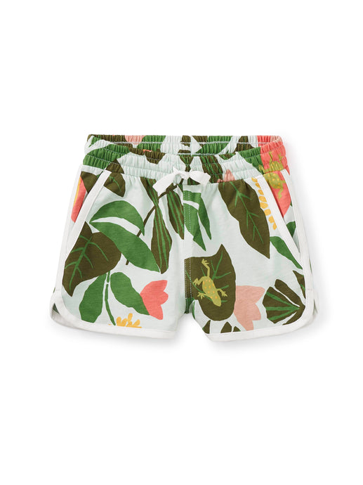 Tea Collection - Tie-Waist Shorts - Tropical Floral