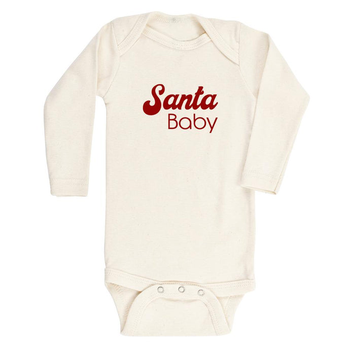 Tenth & Pine - Organic Santa Baby Longsleeve Bodysuit