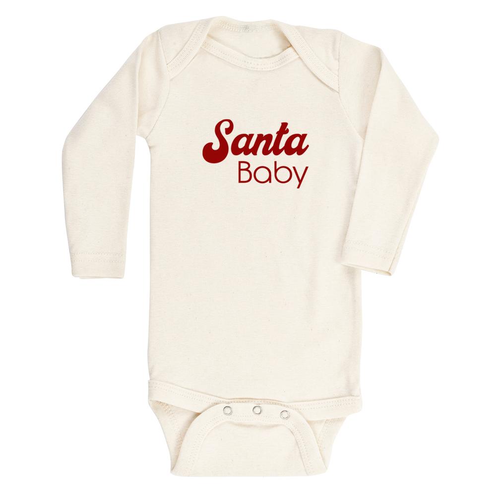 Tenth & Pine - Organic Santa Baby Longsleeve Bodysuit