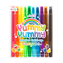 Load image into Gallery viewer, Yummy Yummy Scented Twist Up Crayons - Set of 10