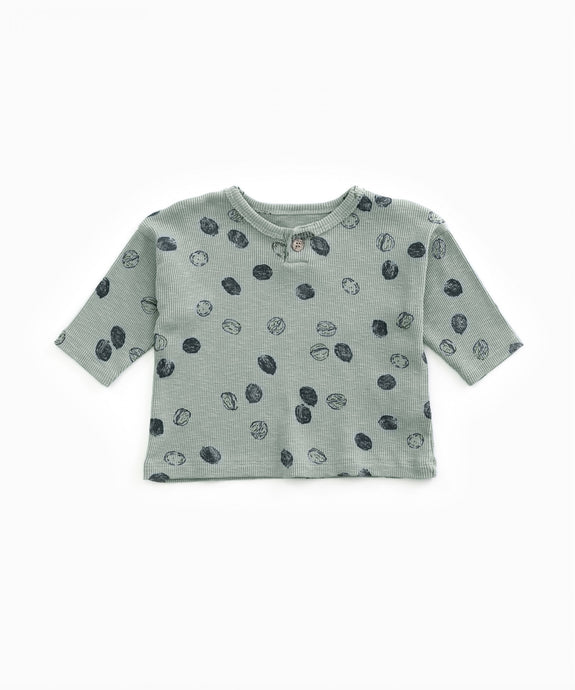 Play Up - Organic Cotton Nuts Print Tee - Lisbon