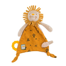 Load image into Gallery viewer, Moulin Roty - Paprika The Lion Lovey w/ Pacifier Holder