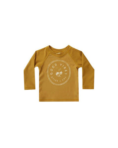 Good Vibes Rashguard - Gold