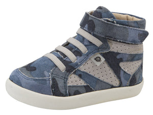 New Leader High Tops - Army Camo/Grey Suede