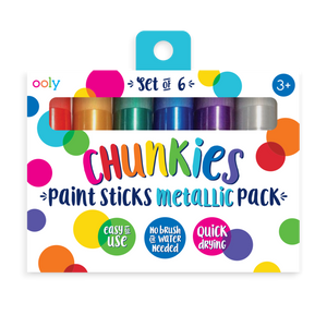 Chunkies Paint Sticks Set of 6 - Metallic