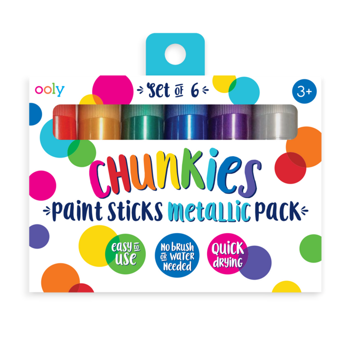 Chunkies Paint Sticks Set of 6 - Metallic