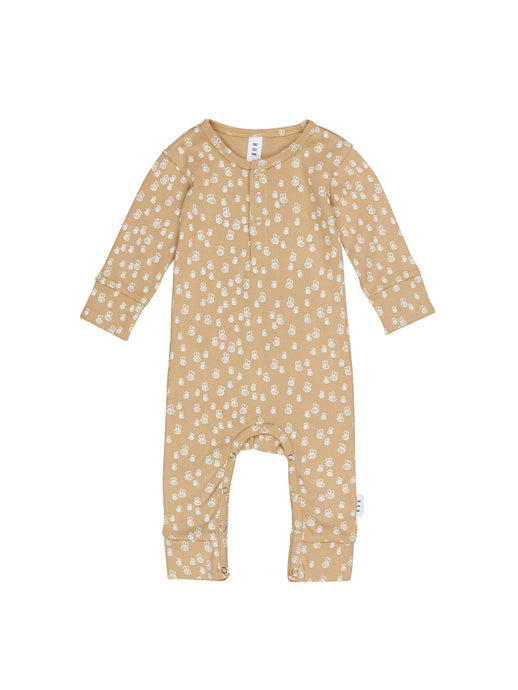 Organic Honey Bee Rib Romper - Honey