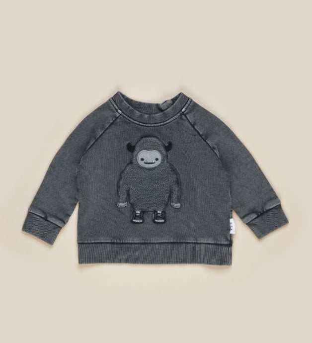 Huxbaby - Yeti Sweatshirt - Charcoal