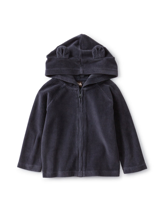 Tea Collection - Cub Cutie Baby Hoodie -Indigo