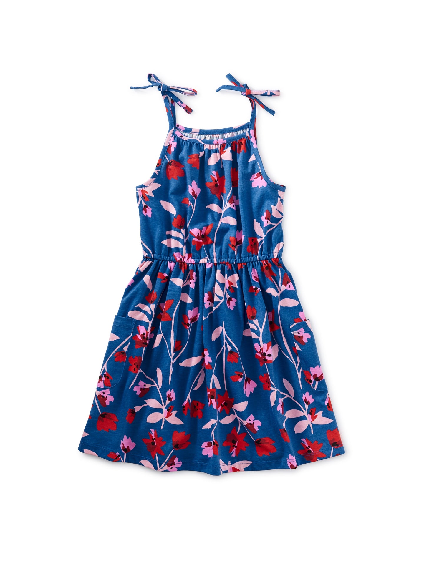 Tea Collection - Tie Shoulder Dress - Floral Breeze