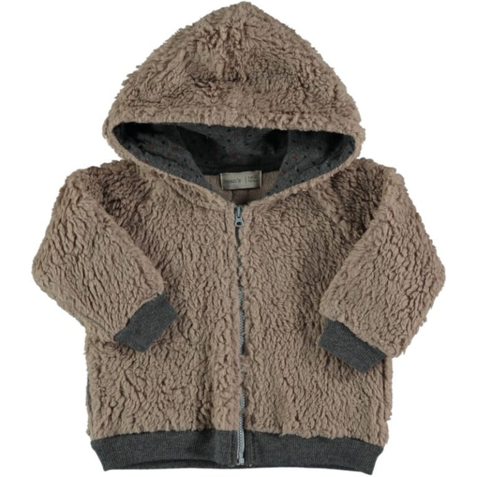 Bean's Barcelona - Polar Zipped Furry Jacket - Tan