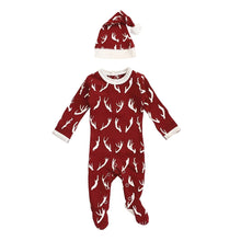 Load image into Gallery viewer, L&#39;ovedbaby - Organic Footie + Cap Set - Oh, Deer