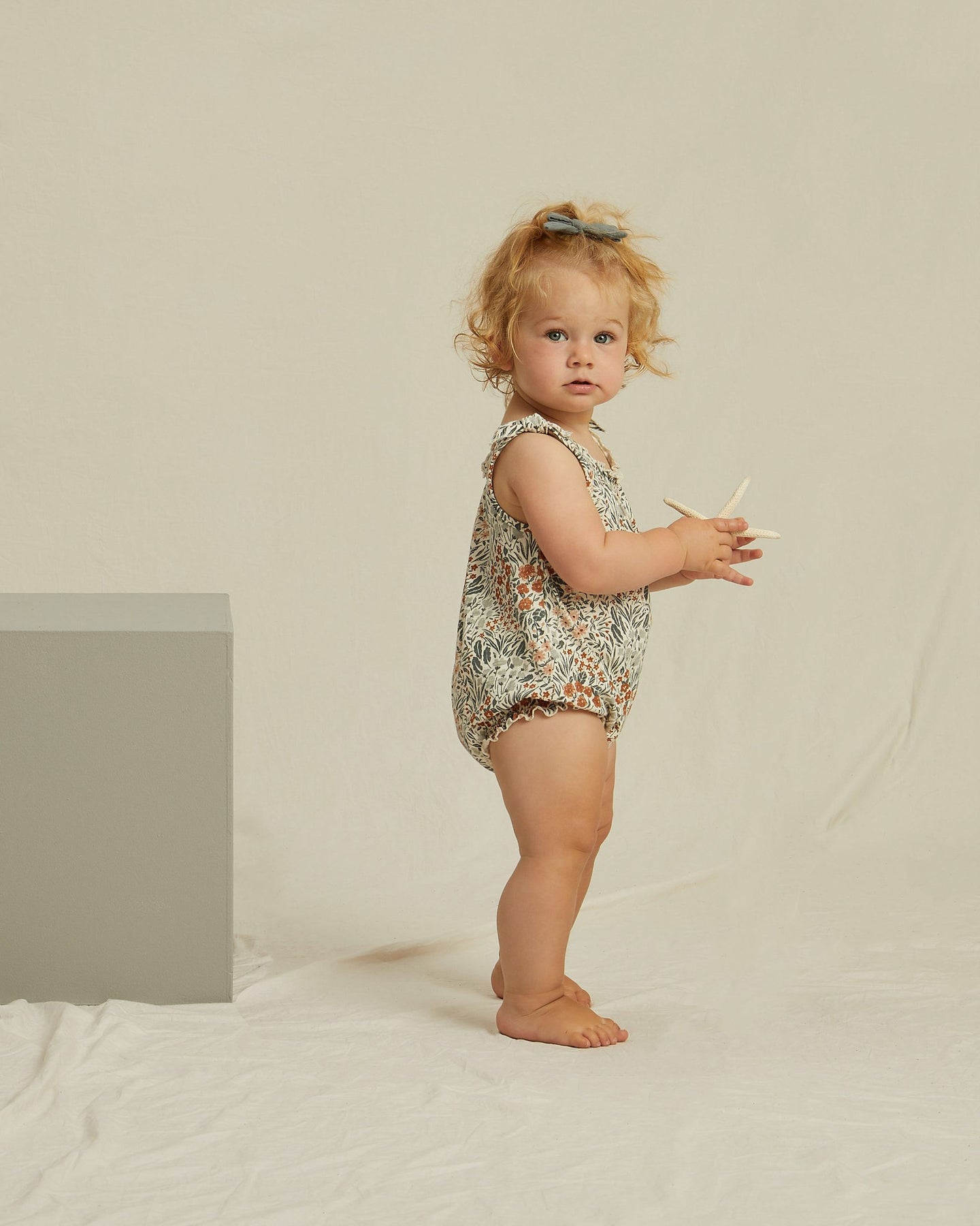 Rylee + Cru - Shoulder Tie Bubble - Flower Field