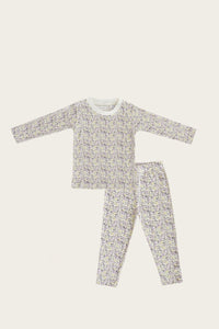 Jamie Kay - Organic Long Pajama Set - Summer Floral