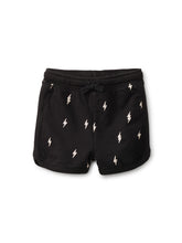 Load image into Gallery viewer, Tea Collection - Baby Sport Shorts - Lightning Bolts in Black