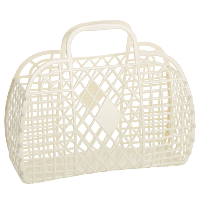 Sun Jellies - Retro Basket - Large - Cream