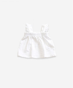 Play Up - Organic Cotton Weaving Frill Top