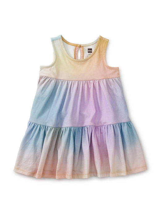 Tea Collection - Tiered Tank Baby Dress - Rainbow Gradient