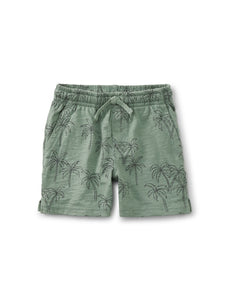 Tea Collection - Knit Shortie - Tonal Palm Trees