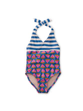 Load image into Gallery viewer, Tea Collection - Halter One-Piece Swimsuit - Watermelon Wedge