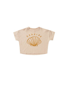 Rylee + Cru - Seaside Boxy Tee - Shell