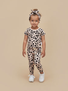 Ocelot Rib Leggings - Bright Rose