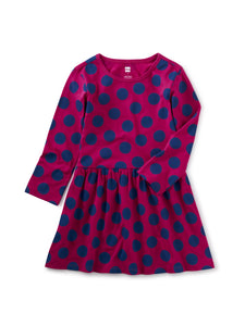 Tea Collection - Skirted Staple Dress - Painted Dots