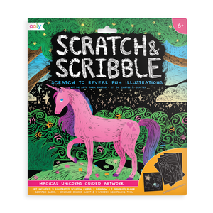 Scratch & Scribble Art Kit - Magical Unicorns