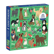 Load image into Gallery viewer, Mudpuppy - Doodle Dogs 500 Pc Puzzle