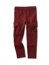 Load image into Gallery viewer, Stretch Cargo Leggings - Sangria