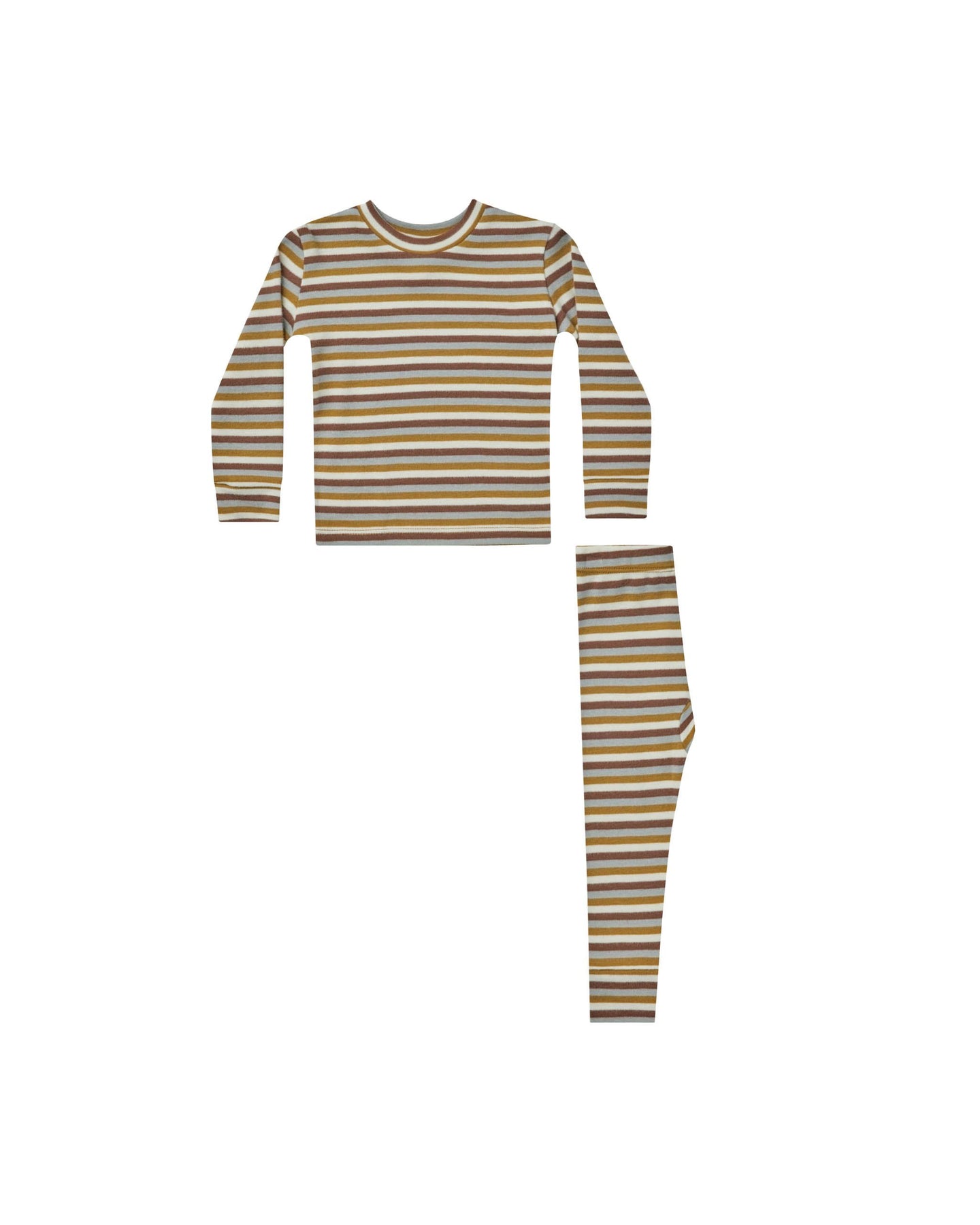 Rylee + Cru - Long Sleeve Pajama Set - Multi Stripe