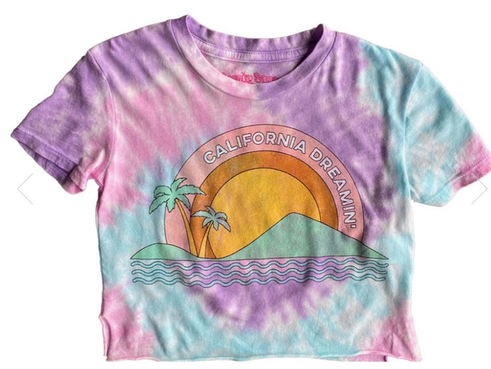 Rowdy Sprout - California Dreamin Tee - Swirl Tie Dye