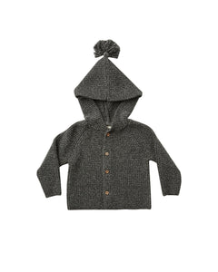 Rylee + Cru - Charcoal Tassel Cardigan